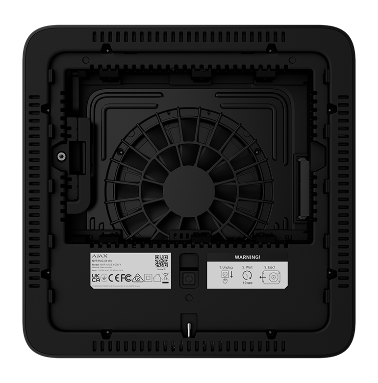 AJAX - NVR HAC (8ch) BLACK - Εικόνα 2 από 4