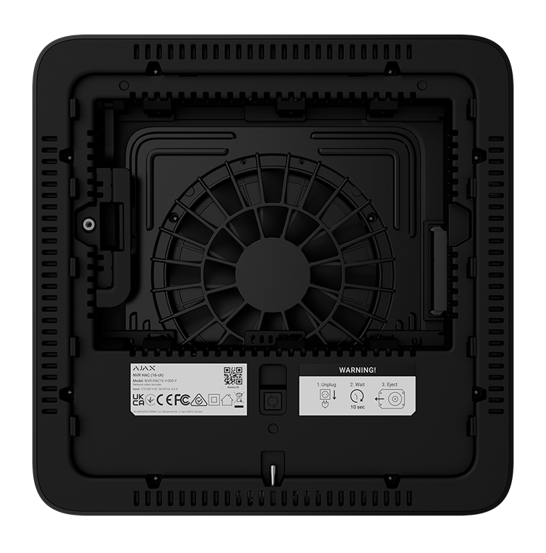 AJAX - NVR HAC (16ch) BLACK - Εικόνα 3 από 4