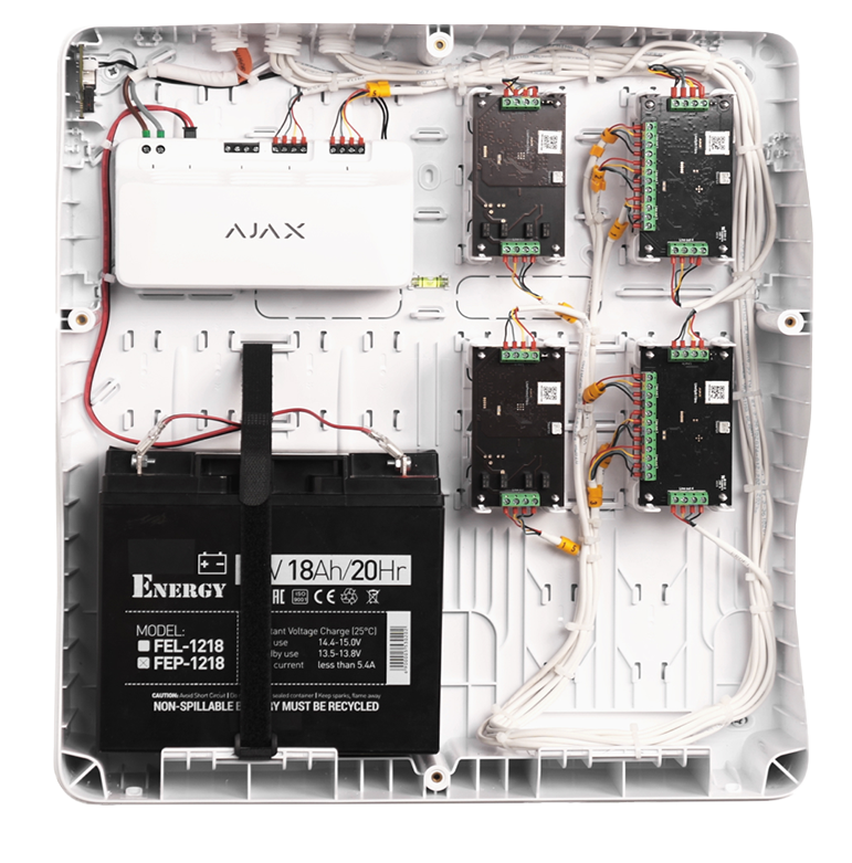 AJAX - MODULE HOLDER (TYPE A) WHITE - Εικόνα 4 από 4