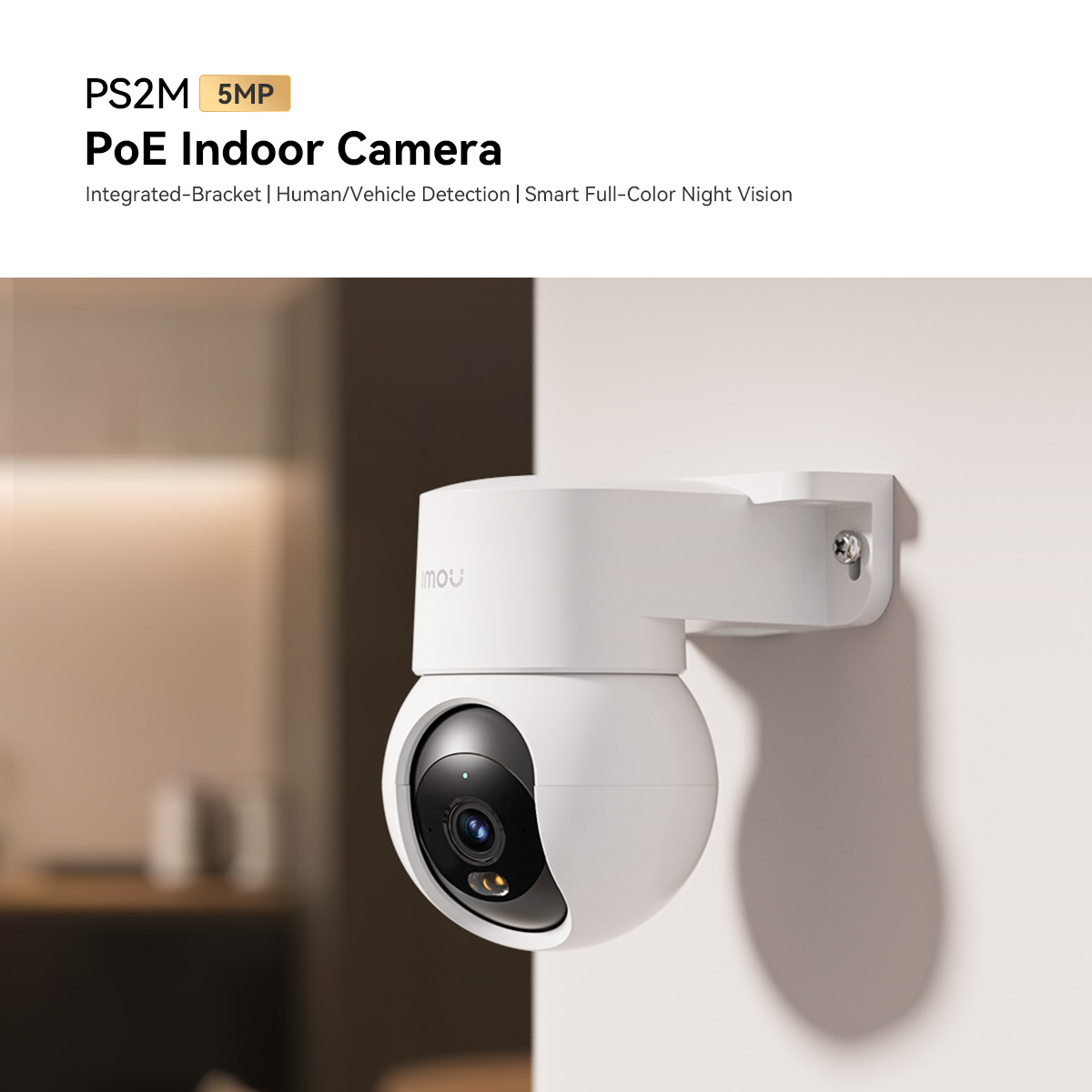 IMOU POE Camera PS2M 5MP PAN TILT INDOOR - Εικόνα 4 από 6