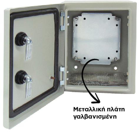 ΕΡΜΑΡΙΟ ΜΕΤΑΛΛΙΚΟ 400X600X250 IP65 HC-JXF400x600x250mm CHB - 2