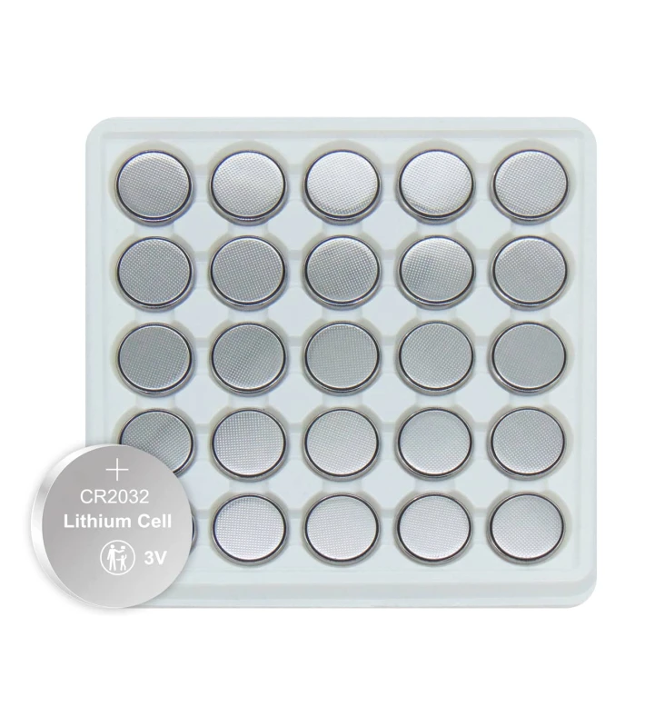 ΜΠΑΤΑΡΙΑ ΛΙΘΙΟΥ ΚΟΥΜΠΙ 3V CR2032 ΣΥΣΚΕΥΑΣΙΑ ΤΩΝ 25 ΤΕΜΑΧΙΩΝ PRD