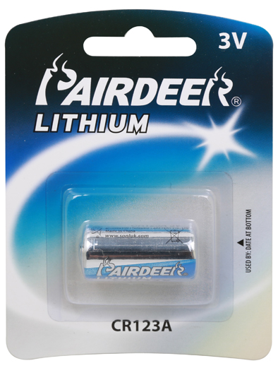 ΜΠΑΤΑΡΙΑ ΛΙΘΙΟΥ 3V 1400mAh CR123A 1 ΤΕΜΑΧΙΟ ΣΕ BLISTER PRD - Εικόνα 2