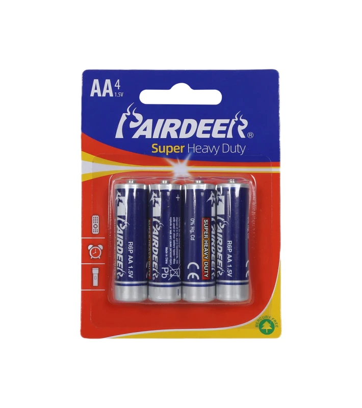 ΜΠΑΤΑΡΙΑ SUPER HEAVY DUTY 1.5V AA R6PVC 4 ΤΕΜΑΧΙΑ ΣΕ BLISTER PRD - Εικόνα 2 από 2