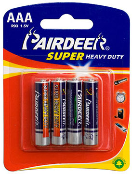 ΜΠΑΤΑΡΙΑ SUPER HEAVY DUTY 1.5V AAA R03PVC 4 ΤΕΜΑΧΙΑ ΣΕ BLISTER PRD - Εικόνα 2