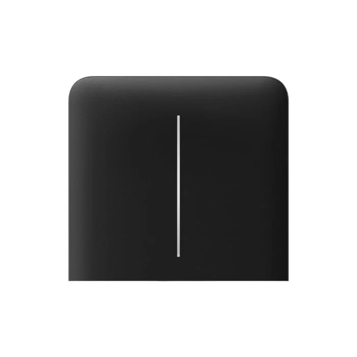 AJAX SIDEBUTTON BLACK 2-GANG VERTICAL