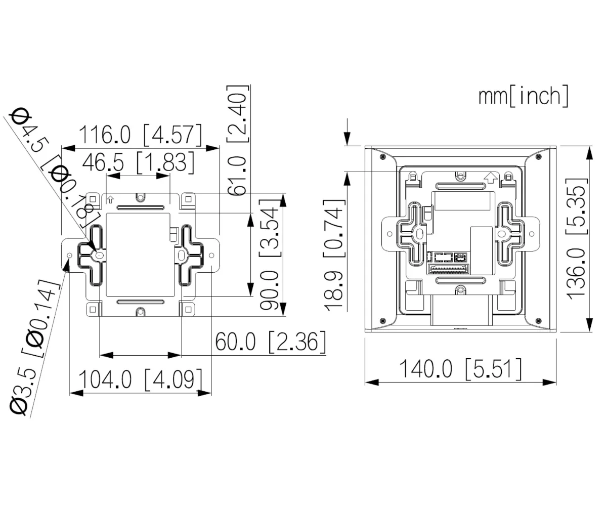 Dahua VTH2612L-W 2-wire IP & Wi-Fi Indoor Monitor - Εικόνα 4 από 4