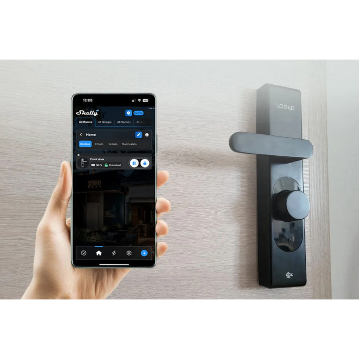 LOQED Touch Smart Lock Black Edition - Εικόνα 6