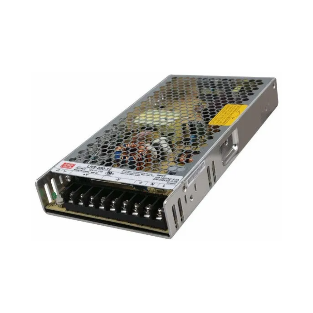 Meanwell  - LRS-200-12 Open frame τροφοδοτικό 12V-17A