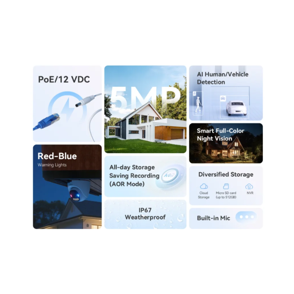 IMOU PS8D 5MP (IPC-PS8D-5V0) PoE Εξωτερική Κάμερα - Εικόνα 2 από 6