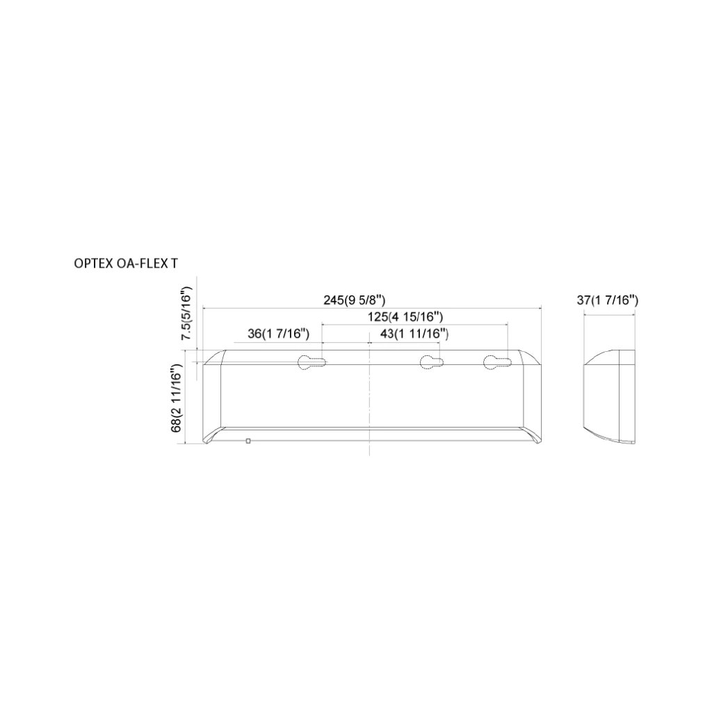 OPTEX OA-FLEX T RADAR D.T. - για συρόμενη πόρτα - Εικόνα 4