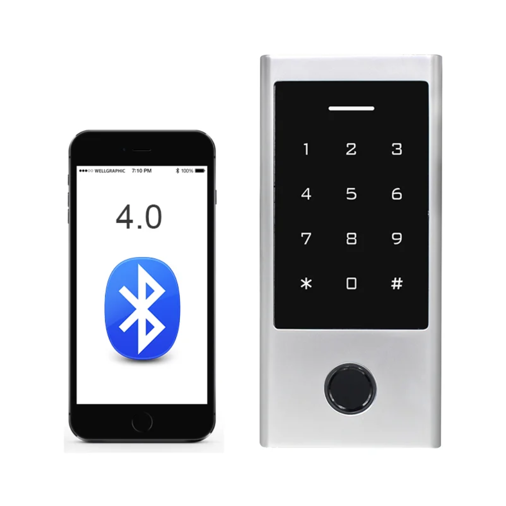 ROTOR 210BT TUYA Αυτόνομος Ελεγκτής Πρόσβασης με Bluetooth RFID, Fingerprint & Κωδικό - Εικόνα 2