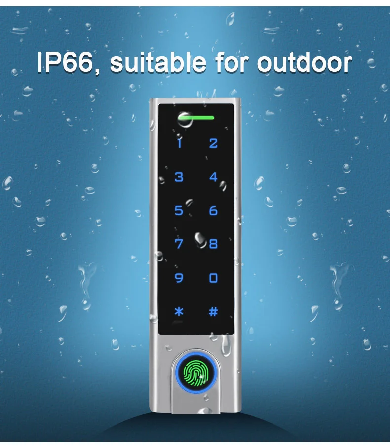 ROTOR 210E TUYA Αυτόνομος Ελεγκτής Πρόσβασης RFID, Fingerprint & Κωδικό - Εικόνα 4