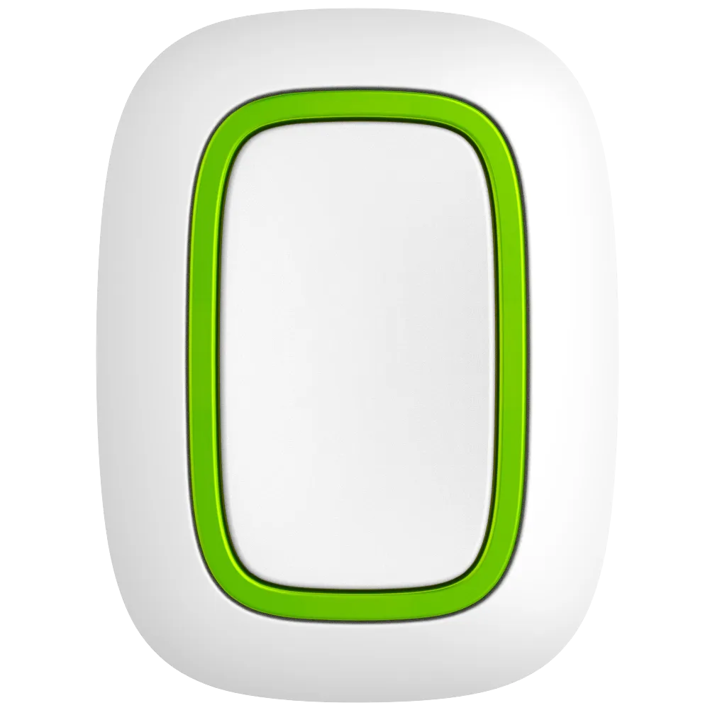 AJAX - BUTTON WHITE Ασύρματο μπουτόν πανικού ή άλλων κλήσεων έκτακτης ανάγκης, σε λευκό χρώμα - Κύρια εικόνα προϊόντος