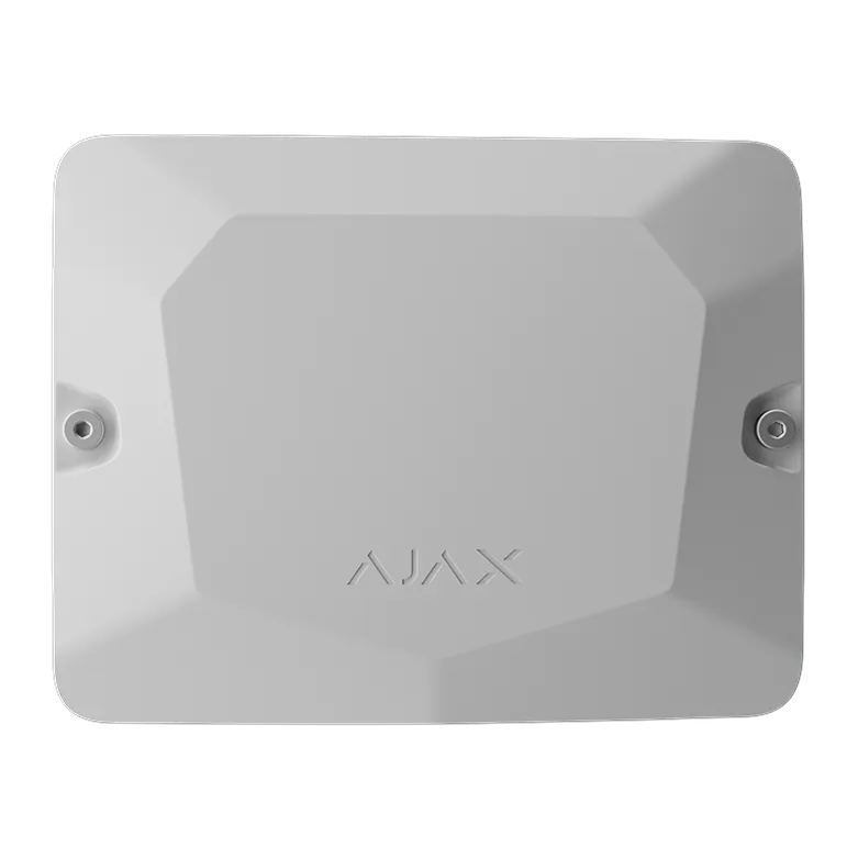 AJAX - CASE B (175) WHITE Κουτί διακλάδωσης δύο θέσεων, για ασφαλή ενσύρματη σύνδεση συσκευών Ajax Fibra, σε λευκό χρώμα - Κύρια εικόνα προϊόντος