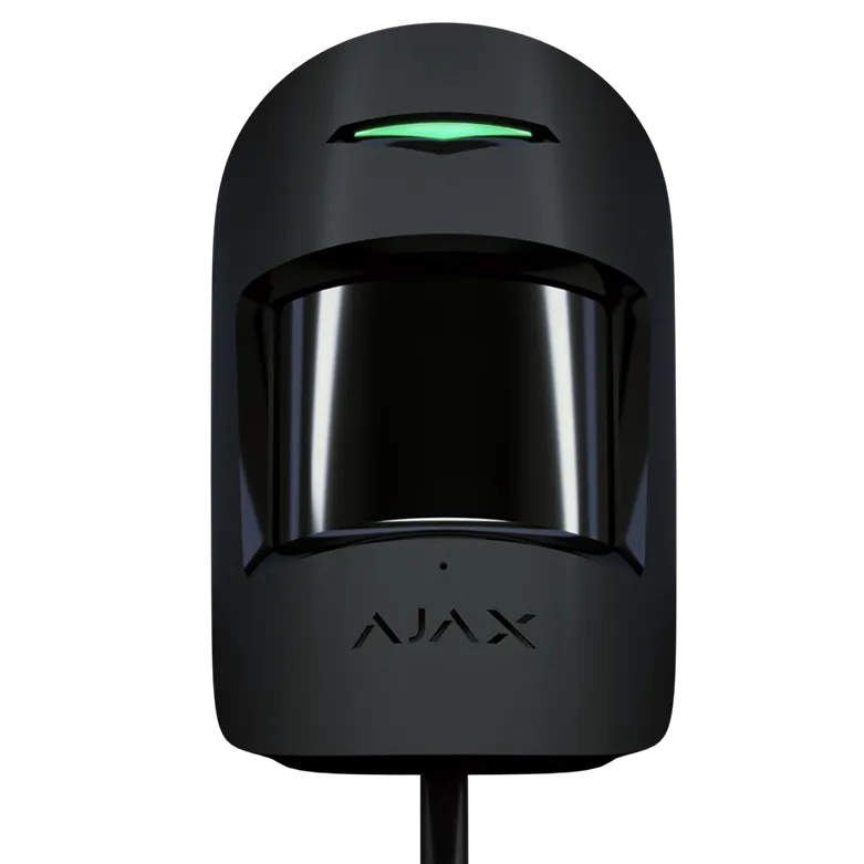 AJAX - COMBIPROTECT FIBRA BLACK Ενσύρματος ανιχνευτής κίνησης FIBRA, PIR, Glass Break &amp; Pet Friendly (20kg) σε μαύρο χρώμα - Κύρια εικόνα προϊόντος