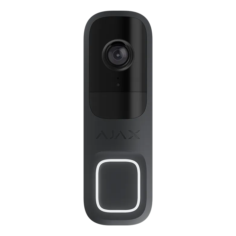 AJAX - DOORBELL GRAPHITE Δικτυακή μπουτονιέρα μίας κλήσης, με δυνατότητα πλήρους ενσωμάτωσης στο Ajax HUB και υποστήριξη καταγραφής μέσω Ajax NVR - Κύρια εικόνα προϊόντος