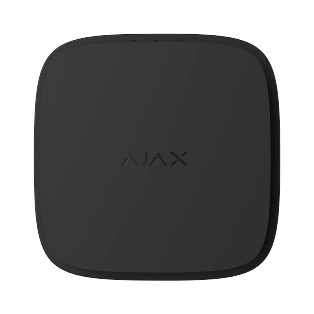 AJAX - FIRE PROTECT 2 RB (HEAT/SMOKE) BLACK Νέος ασύρματος ανιχνευτής καπνού και θερμοκρασίας με ενσωματωμένη σειρήνα, μαύρο χρώμα - Κύρια εικόνα προϊόντος
