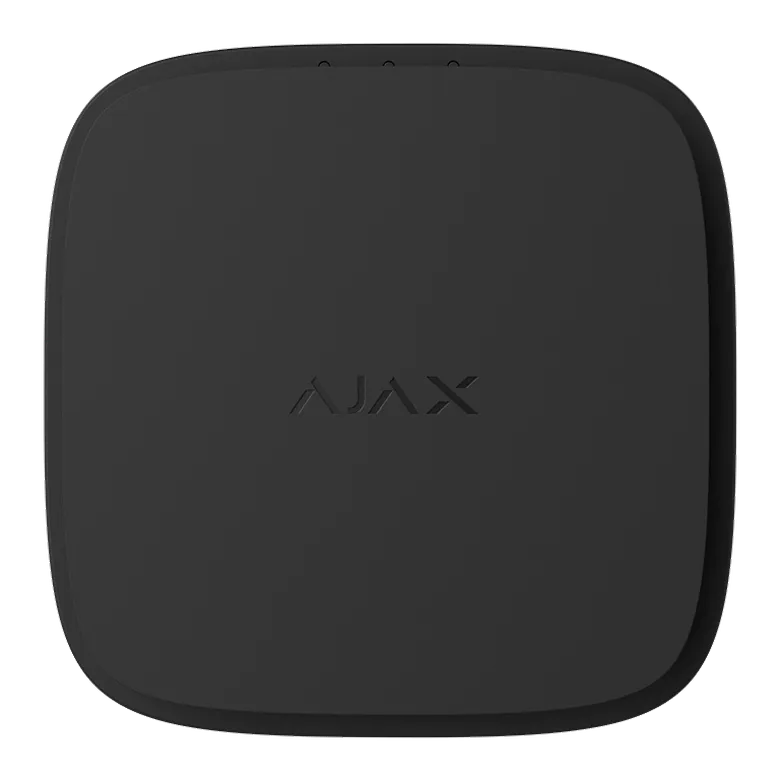 AJAX - FIRE PROTECT 2 RB (HEAT/SMOKE/CO) BLACK Nέος ασύρματος ανιχνευτής καπνού, θερμοκρασίας και μονοξειδίου του άνθρακα (CO) με ενσωματωμένη σειρήνα, σε μαύρο χρώμα - Κύρια εικόνα προϊόντος