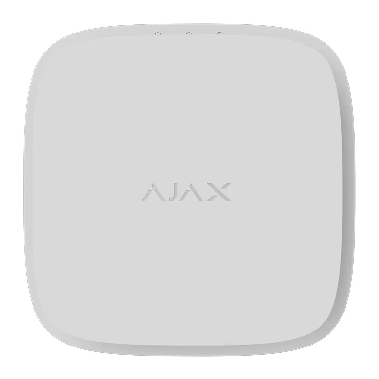 AJAX - FIRE PROTECT 2 RB (HEAT/SMOKE) WHITE Νέος ασύρματος ανιχνευτής καπνού και θερμοκρασίας με ενσωματωμένη σειρήνα, σε λευκό χρώμα - Κύρια εικόνα προϊόντος
