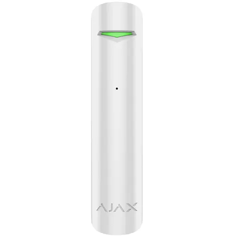 AJAX - GLASS PROTECT WHITE Ασύρματος ανιχνευτής θραύσης κρυστάλλων, σε λευκό χρώμα