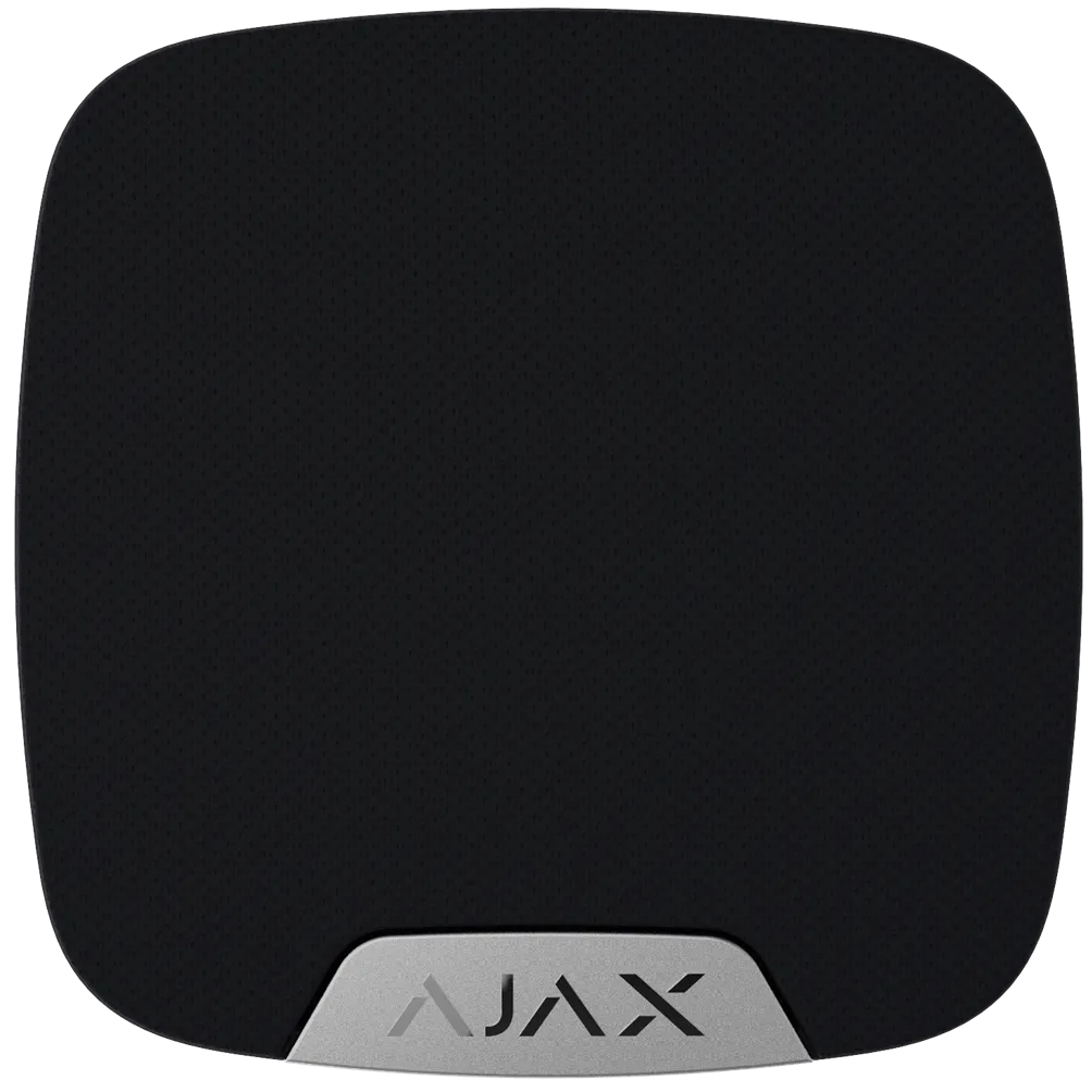 AJAX - HOME SIREN BLACK Ασύρματη εσωτερική σειρήνα, σε μαύρο χρώμα - Εικόνα 2 από 3