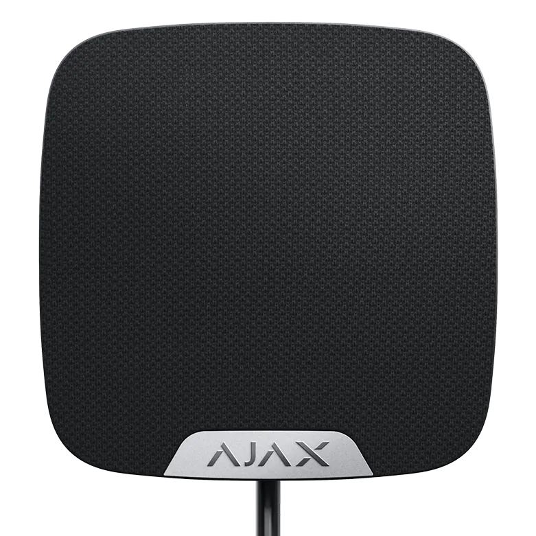AJAX - HOME SIREN FIBRA BLACK Ενσύρματη σειρήνα FIBRA, εσωτερικού χώρου σε μαύρο χρώμα