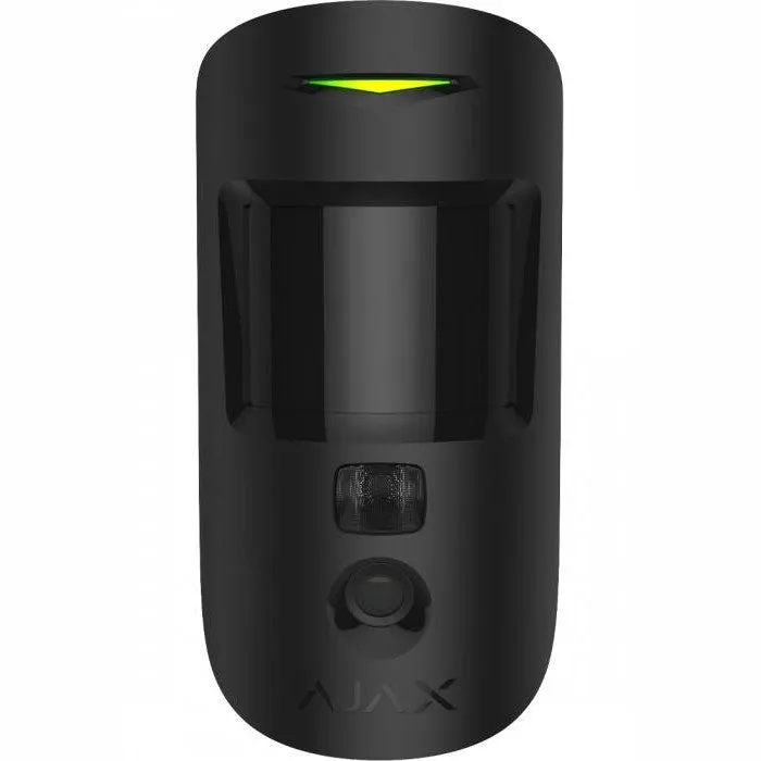 AJAX - MOTION CAM BLACK Ασύρματος ανιχνευτής κίνησης με ενσωματωμένη κάμερα, σε μαύρο χρώμα - Κύρια εικόνα προϊόντος