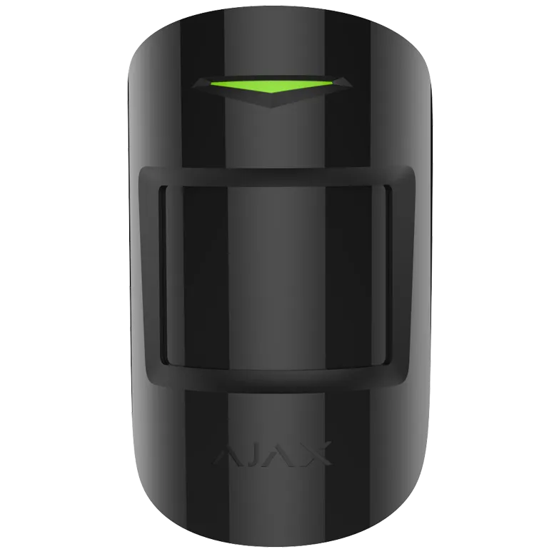 AJAX - MOTION PROTECT PLUS BLACK Ασύρματος ανιχνευτής κίνησης διπλής τεχνολογίας (PIR & Microwave), σε μαύρο χρώμα