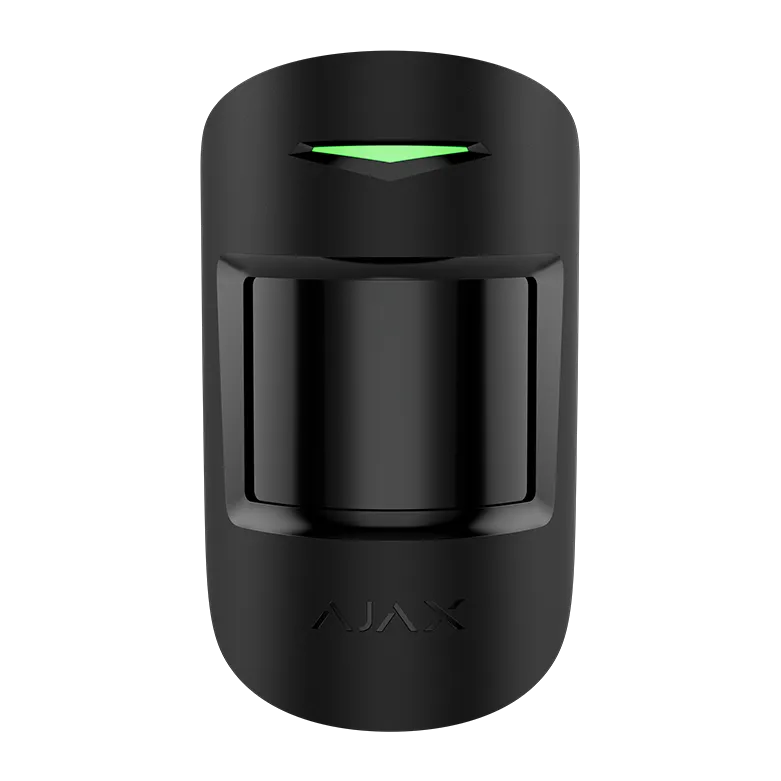 AJAX - MOTION PROTECT PLUS SUPERIOR BLACK Ασύρματος ανιχνευτής κίνησης SUPERIOR διπλής τεχνολογίας (PIR &amp; Microwave), σε μαύρο χρώμα