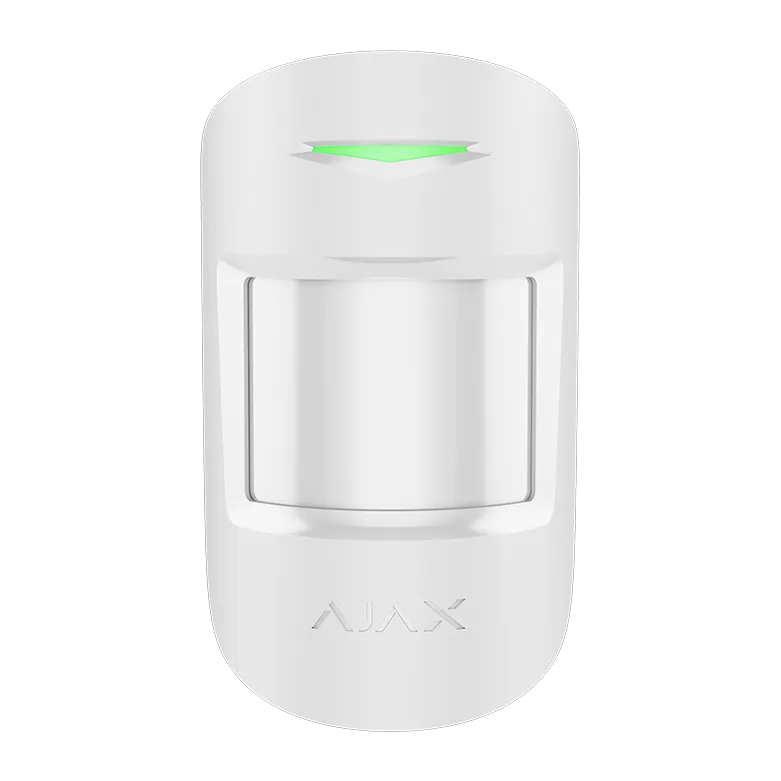 AJAX - MOTION PROTECT PLUS SUPERIOR WHITE Ασύρματος ανιχνευτής κίνησης SUPERIOR διπλής τεχνολογίας (PIR &amp; Microwave), σε λευκό χρώμα