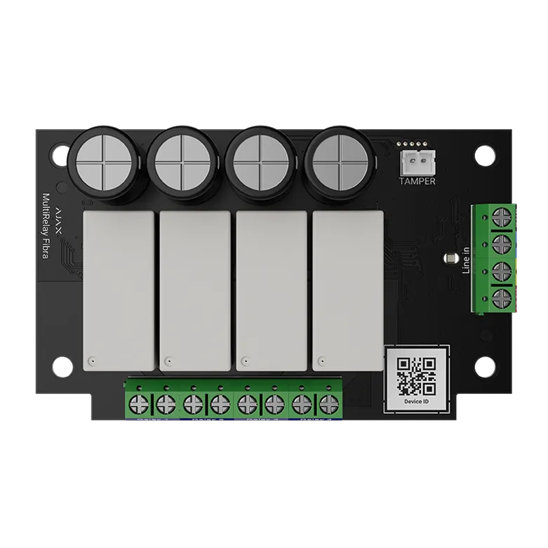 AJAX - MULTIRELAY FIBRA Ενσύρματo ρελέ Fibra, 4 εξόδων - Κύρια εικόνα προϊόντος