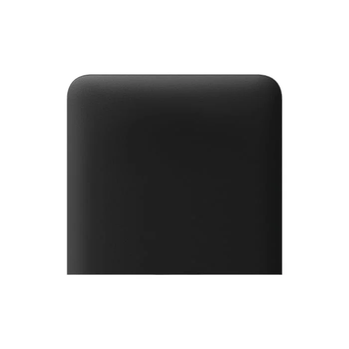 AJAX SIDEBUTTON BLACK 1-GANG VERTICAL