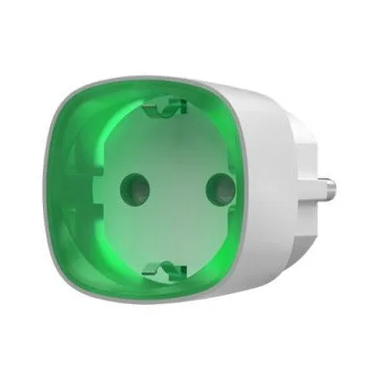 AJAX - SOCKET WHITE Ασύρματη έξυπνη πρίζα με παρακολούθηση ενέργειας, σε λευκό χρώμα - Κύρια εικόνα προϊόντος