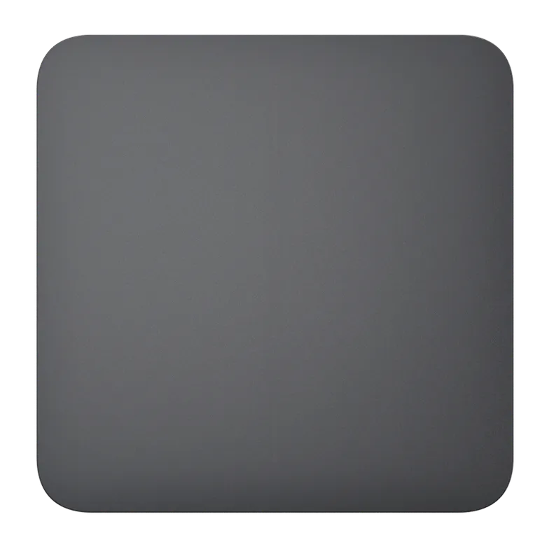 AJAX - SOLO BUTTON (1-GANG/2-WAY) GRAPHITE Πρόσοψη μιας θέσης για ασύρματο διακόπτη ελέγχου φωτισμού, σε μολυβί χρώμα - Κύρια εικόνα προϊόντος