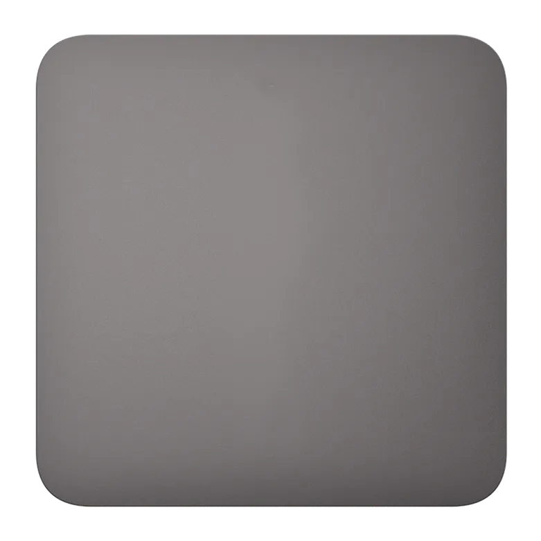 AJAX - SOLO BUTTON (1-GANG/2-WAY) GREY Πρόσοψη μιας θέσης για ασύρματο διακόπτη ελέγχου φωτισμού, σε γκρι χρώμα - Κύρια εικόνα προϊόντος