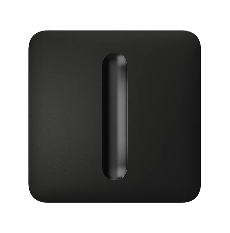 AJAX - SOLO BUTTON (DIMMER) BLACK Πρόσοψη για ασύρματο διακόπτη ελέγχου φωτισμού, Ajax Light Core (DIMMER), σε μαύρο χρώμα