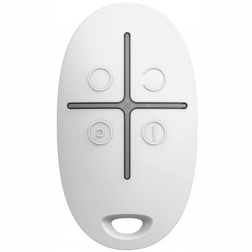 AJAX - SPACE CONTROL WHITE Τηλεχειριστήριο, σε λευκό χρώμα - Εικόνα 2 από 3