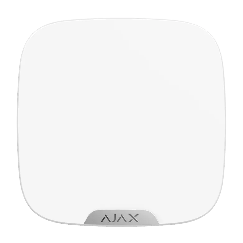 AJAX - STREET SIREN DOUBLE DECK SUPERIOR WHITE Ασύρματη εξωτερική σειρήνα SUPERIOR, με δυνατότητα τοποθέτησης Eταιρικού Logo σε λευκό χρώμα