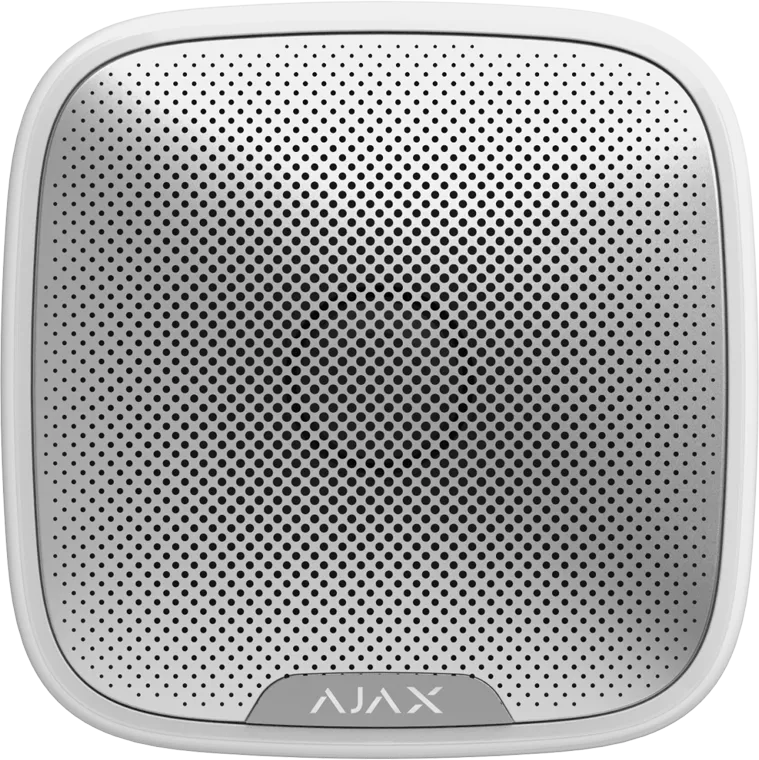 AJAX - STREET SIREN WHITE Ασύρματη εξωτερική σειρήνα, σε λευκό χρώμα - Εικόνα 2 από 3