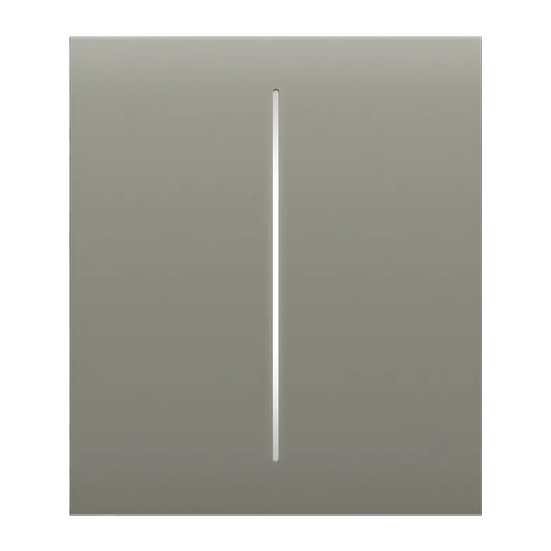 AJAX - CENTER BUTTON (2-GANG) OLIVE Κεντρική πρόσοψη για πλαίσιο (Frame) 3, 4 ή 5 θέσεων ασύρματου διπλού διακόπτη ελέγχου φωτισμού, σε λαδί χρώμα - Κύρια εικόνα προϊόντος