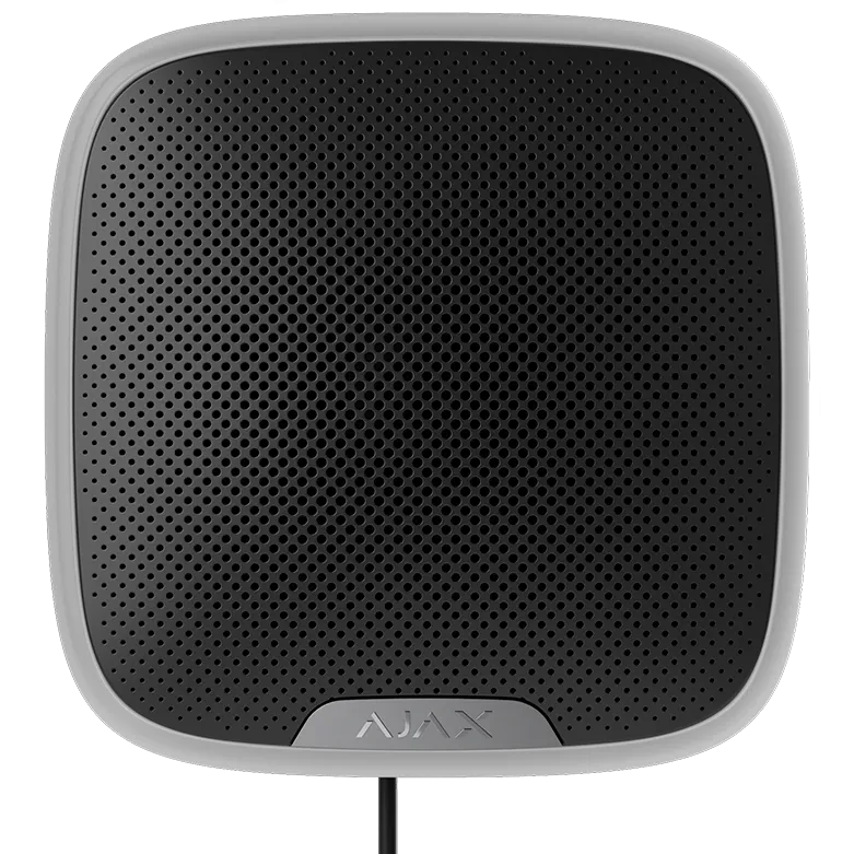 AJAX - STREET SIREN FIBRA BLACK Ενσύρματη εξωτερική σειρήνα FIBRA, σε μαύρο χρώμα