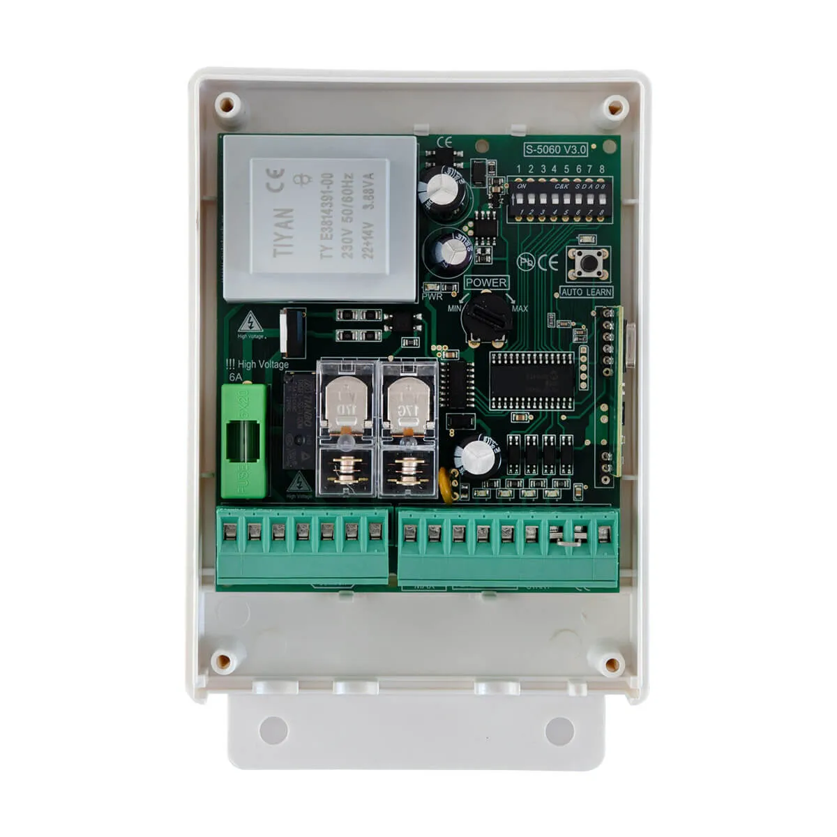 Autotech S5060 - Πίνακας ελέγχου μοτερ 230 VAC για συρόμενες πόρτες