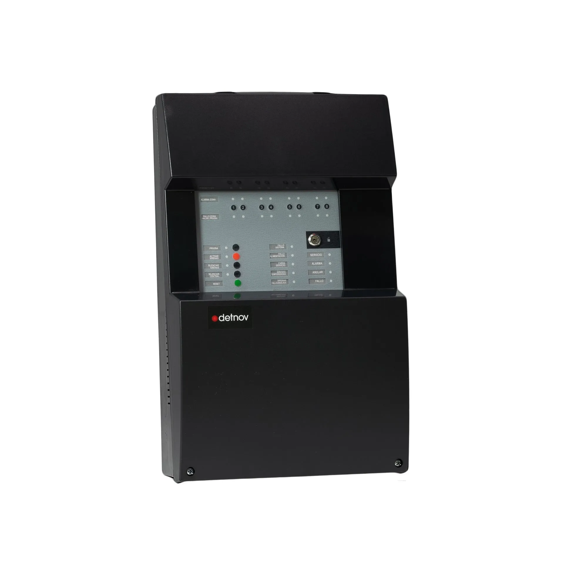CCD-108 Συμβατικός Πίνακας Πυρανίχνευσης 8 Ζωνών Σε Πλαστικό Περίβλημα Abs Detnov - Κύρια εικόνα προϊόντος