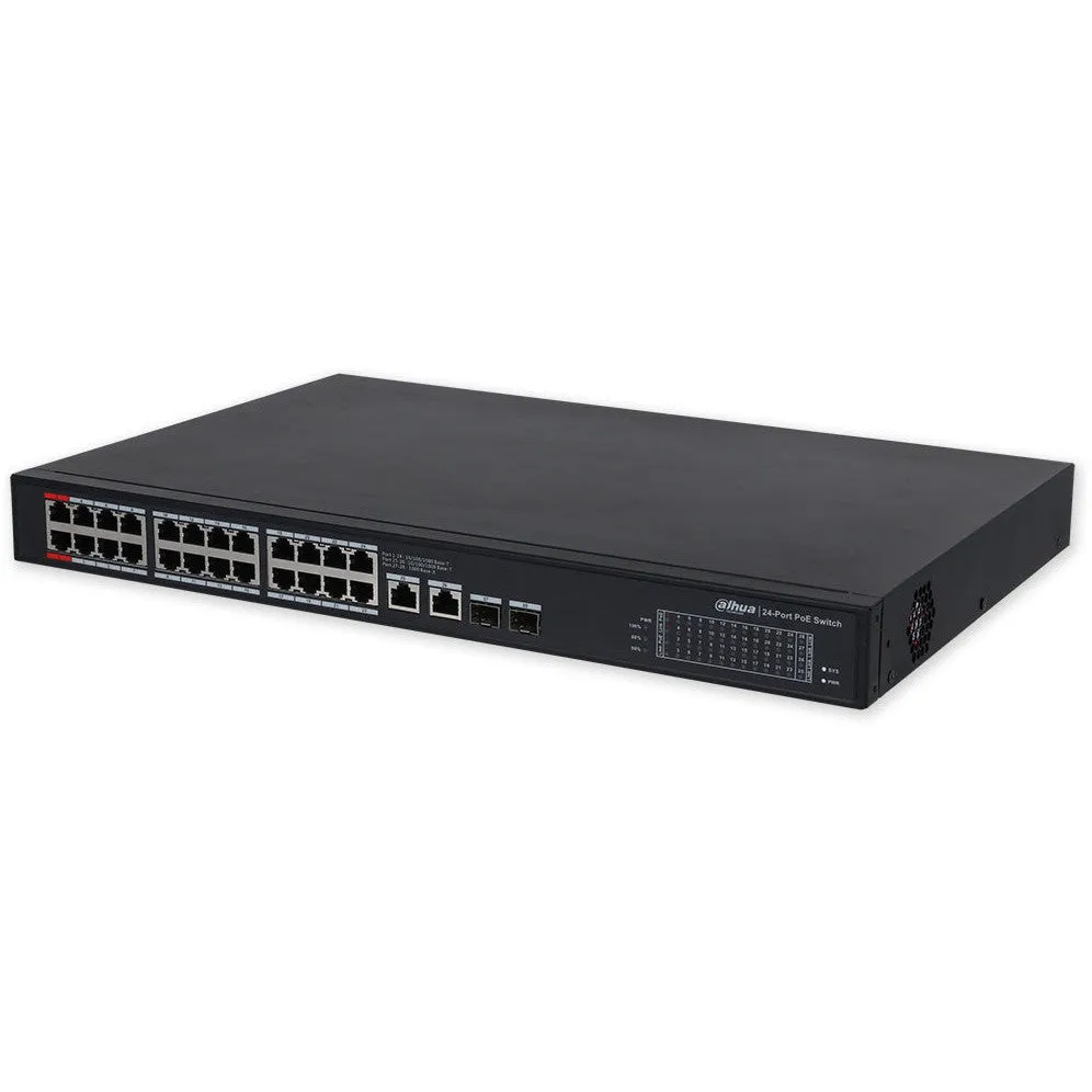 DAHUA - CS4228-24GT-375 Cloud Managed Switch με 24 θύρες PoE στα 1000Mbps, 2 θύρες uplink 1000Mbps και 2 θύρες SFP. Τροφοδοσία 375W - Κύρια εικόνα προϊόντος