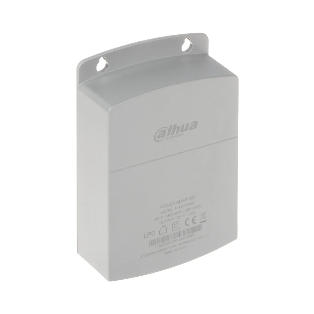 DAHUA - PFM300 Αδιάβροχο τροφοδοτικό Dahua 12V 2A