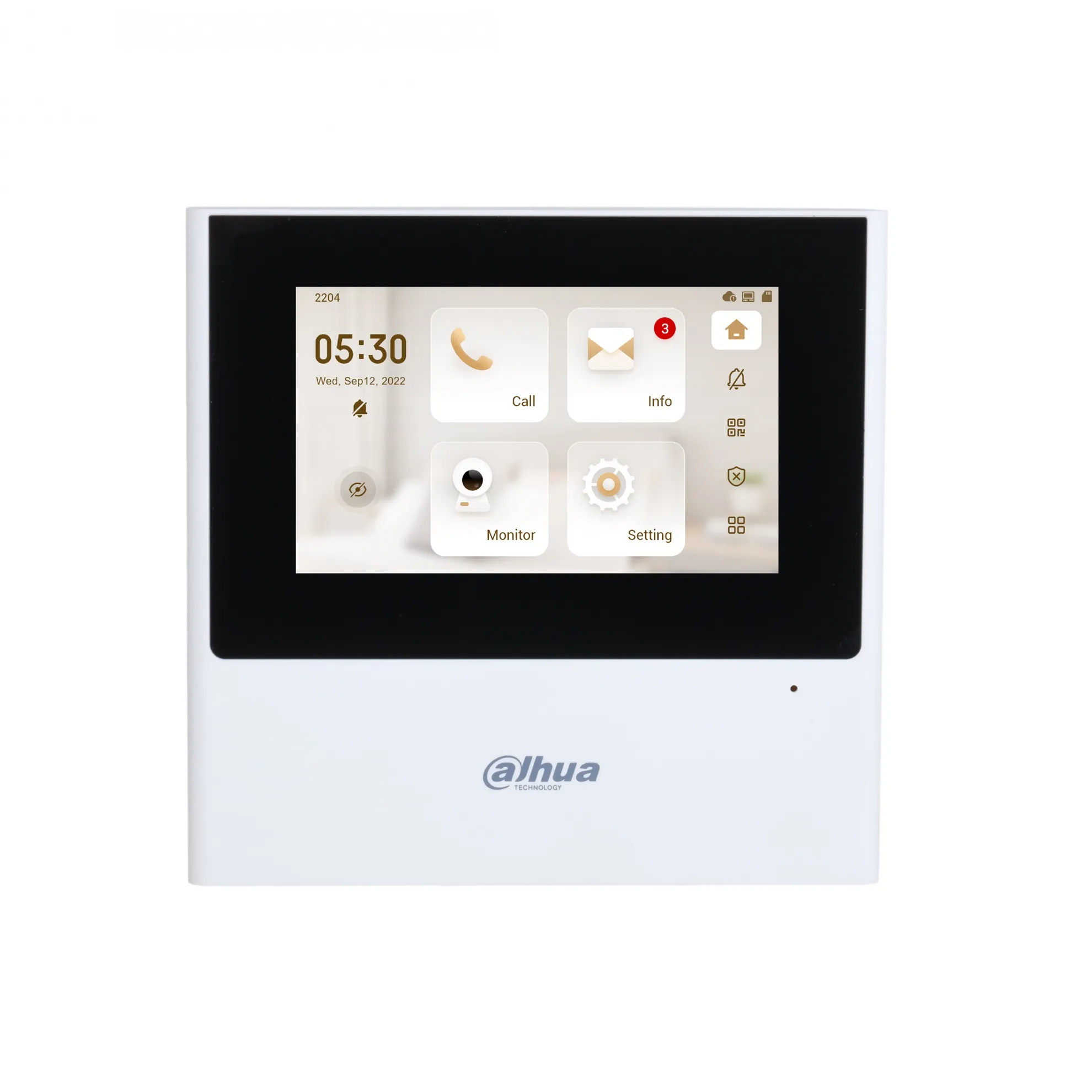 Dahua VTH2611L-WP – Εσωτερική Οθόνη IP & Wi-Fi με Οθόνη Αφής 4.3" - Κύρια εικόνα προϊόντος