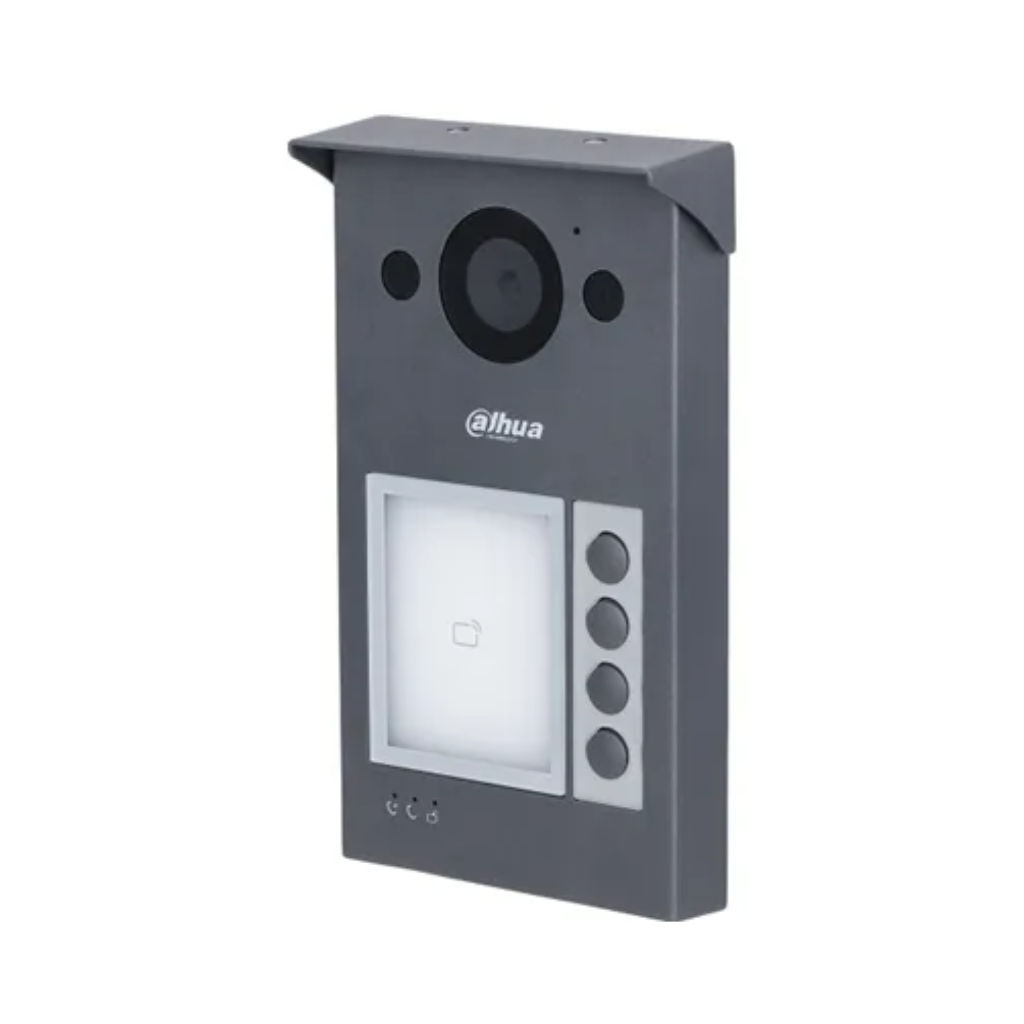 DAHUA - VTO3312Q-P Μπουτονίερα 2 καλωδίων 4 κλήσεων με καρταναγνώστη