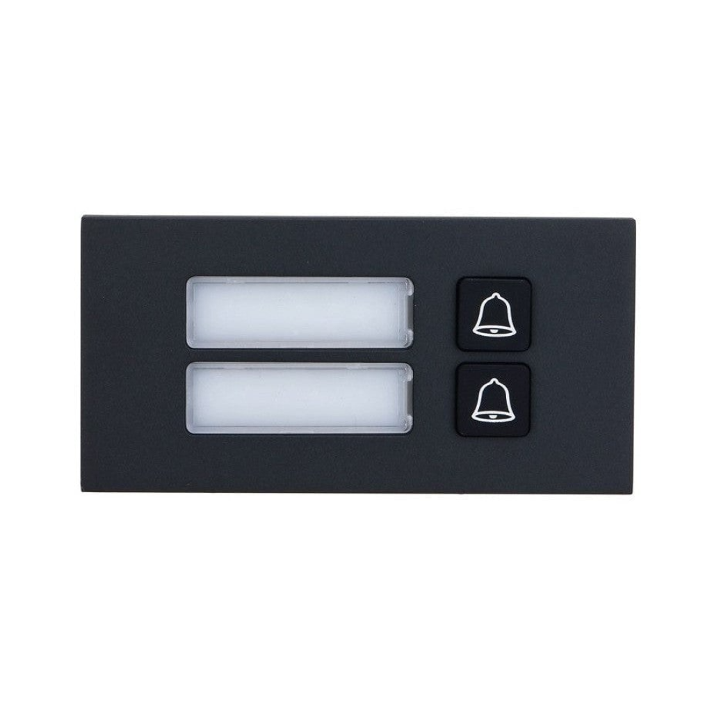 DAHUA - VTO4202FB-MB2 Eπέκταση 2 κλήσεων. Χρώμα Μαύρο