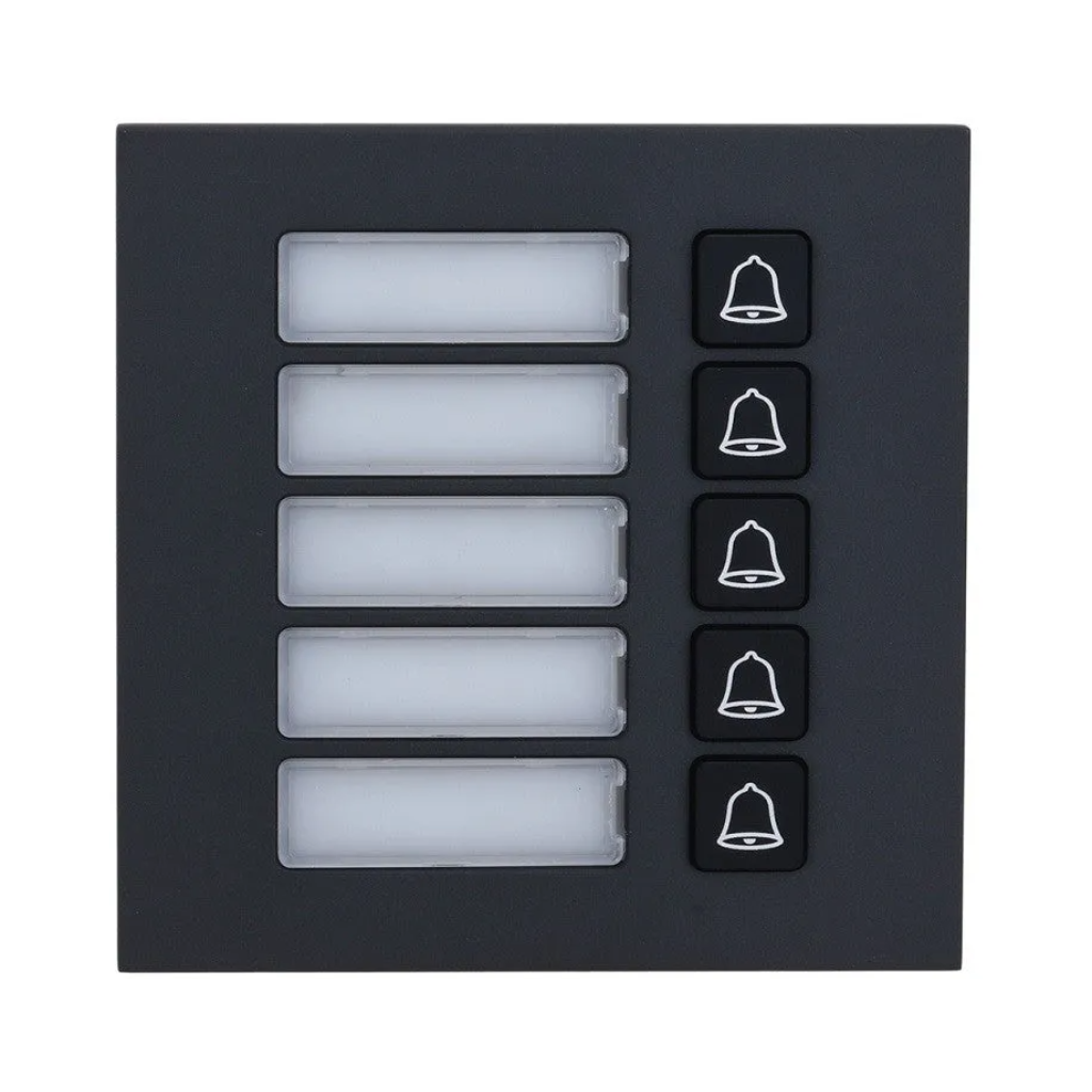 DAHUA - VTO4202FB-MB5 Eπέκταση 5 κλήσεων. Χρώμα Μαύρο